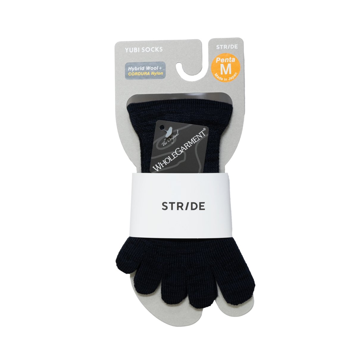 5本指 1/4クルーソックス ユビソックス ペンタ Yubi Socks Penta [STRIDE ストライド] - STRIDE LAB ONLINE STORE（ストライド ラボ）