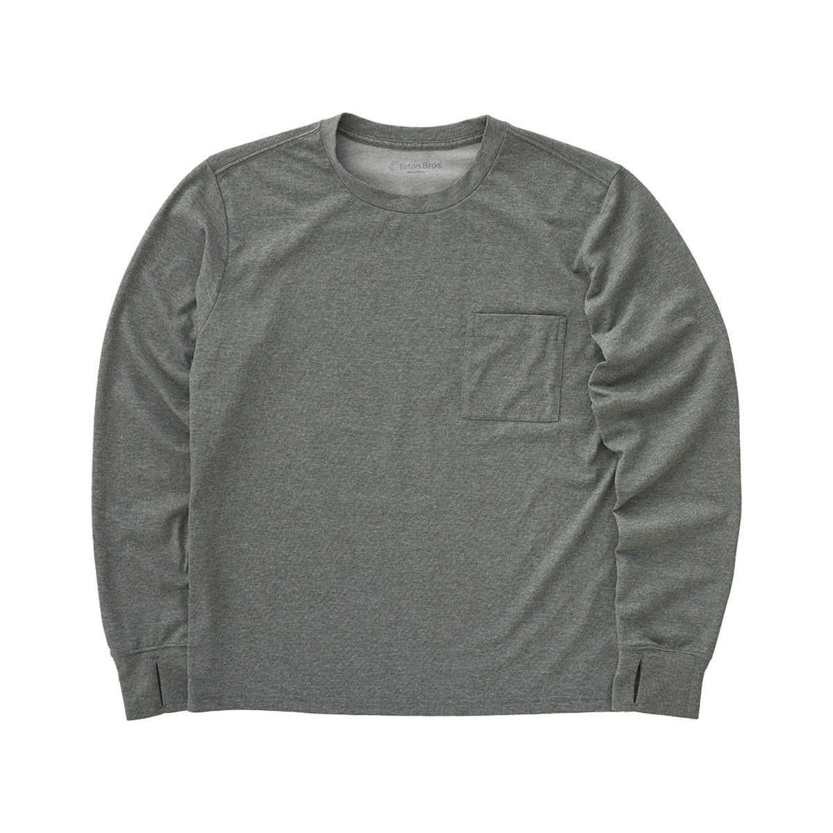 （Lサイズ）メンズ TB アボーヴ ツリーライン ロングスリーブ ティー TB Above Treeline L/S Tee M [Teton Bros. ティートンブロス]