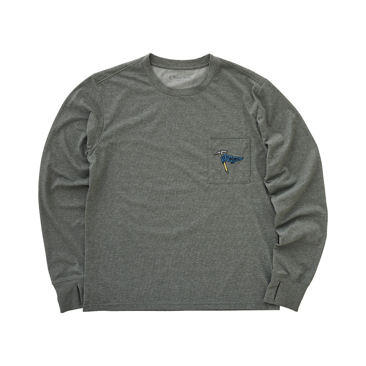 （Lサイズ）メンズ TB アックス ロングスリーブ ティー TB Axe L/S Tee M [Teton Bros. ティートンブロス]